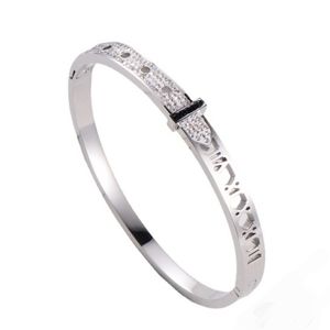 Roman numeral rhinestone Bracelet